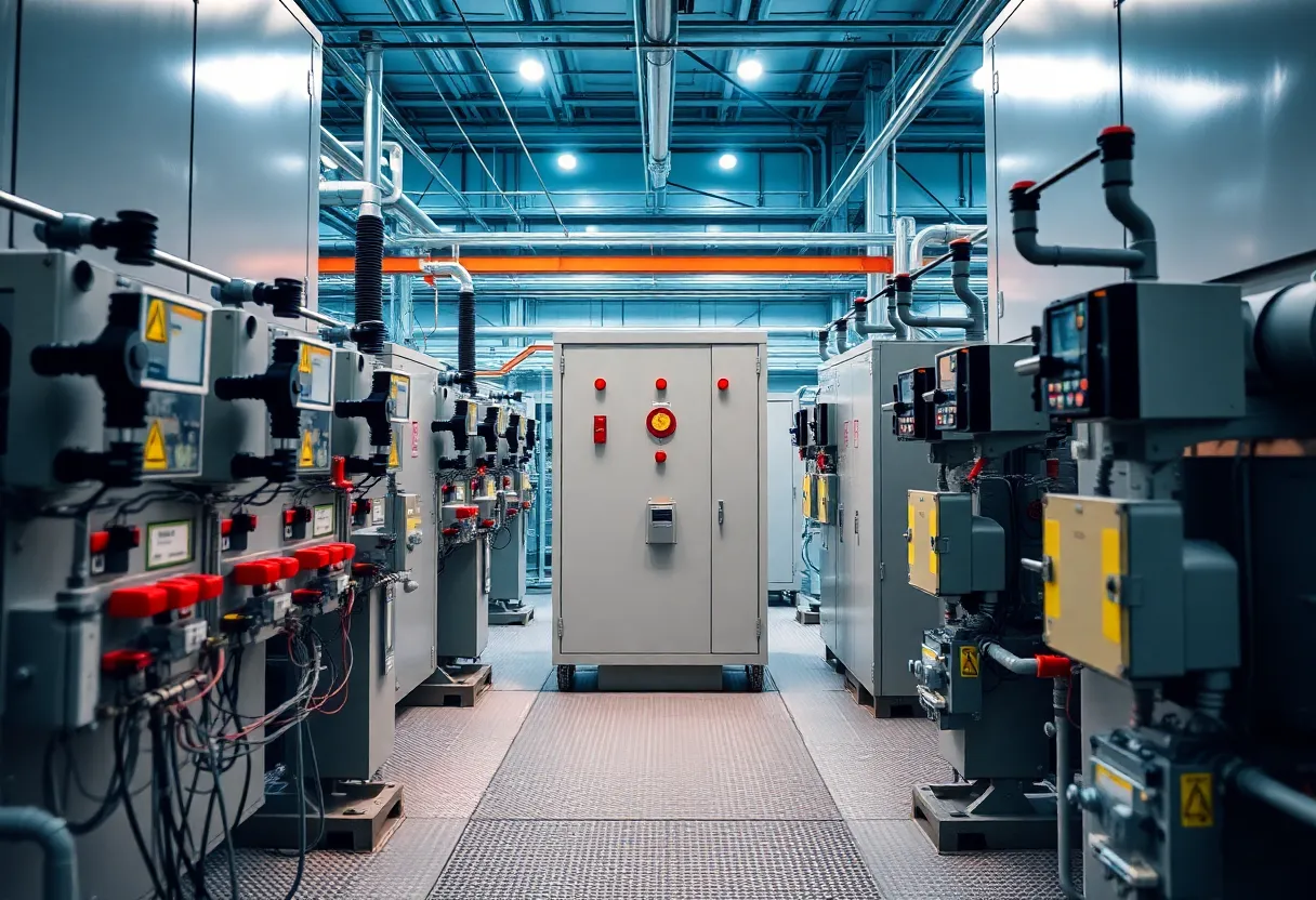 Medium voltage switchgear manufactured by Electro-Mechanical