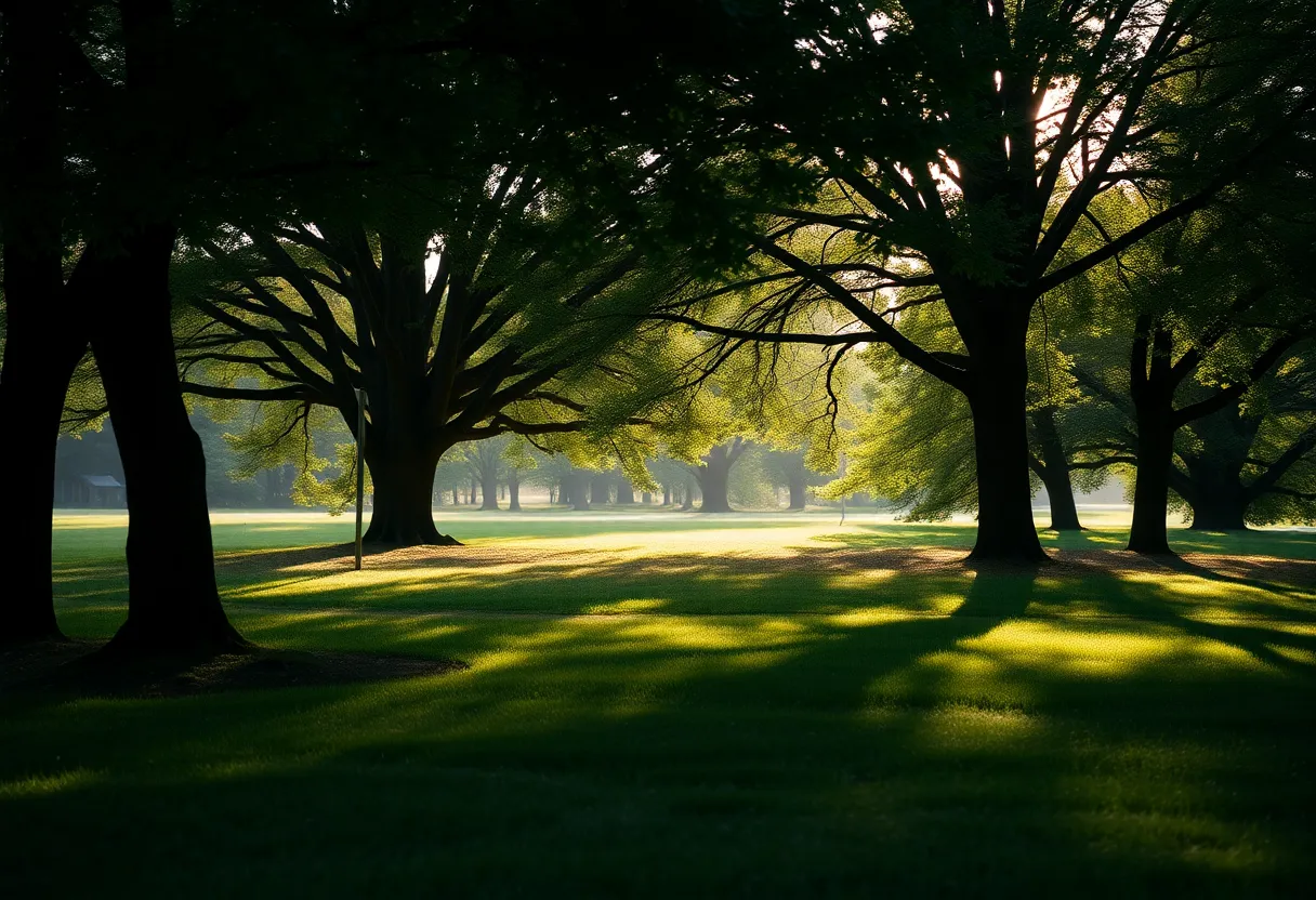 Landscape honoring Lonnie D. Bristol's memory