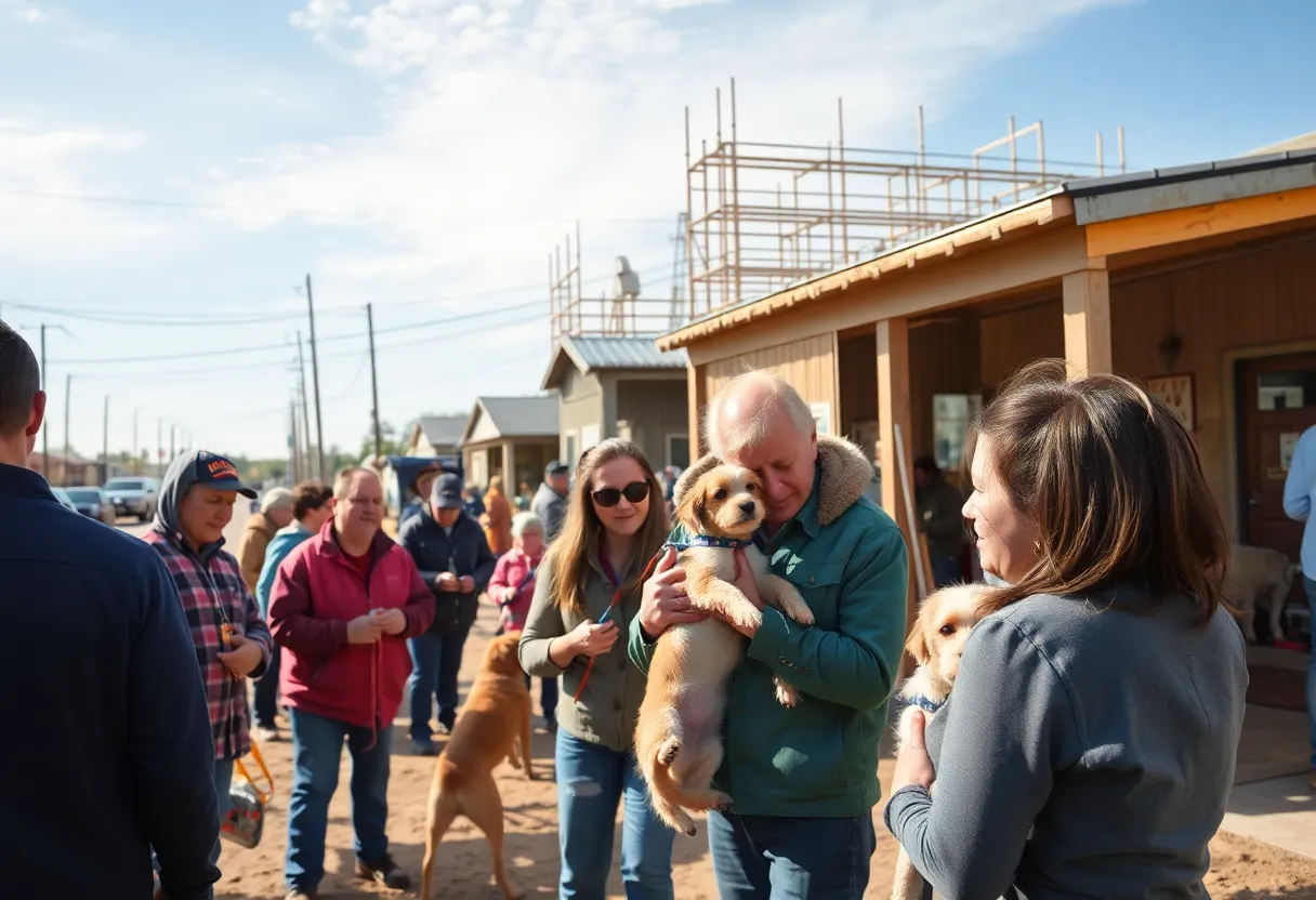 Community support in Morristown with animal rescue and local events.