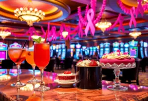 Cocktails and desserts for the PINKTOBER campaign at Hard Rock Hotel & Casino Bristol