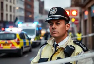 Police officer involved in an incident in Bristol