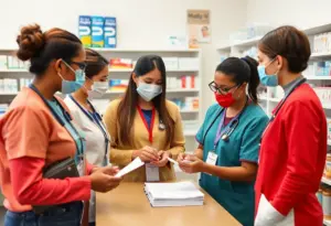 Pharmacy technicians in training for cardiovascular care coordination