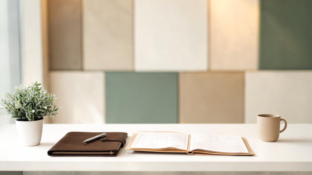 Outsourced human resources workspace representing employee handbook and benefits administration for growing Bristol-area organizations