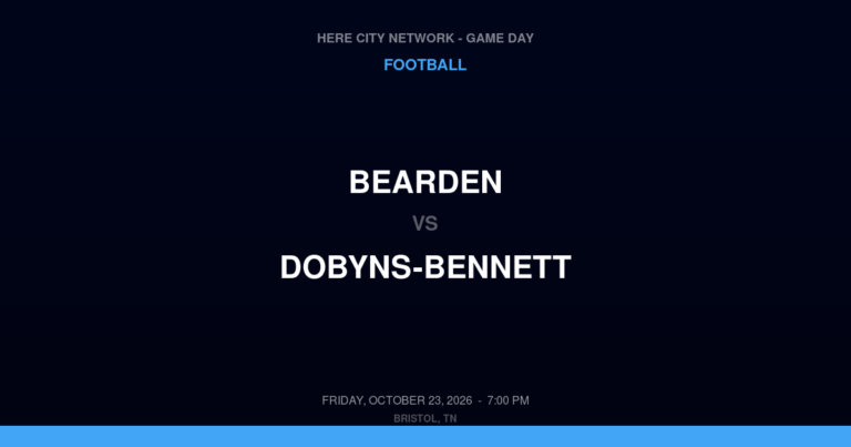 Bearden 7, Dobyns-Bennett 28